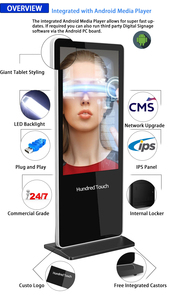 43 inch hệ thống Android tầng thường vụ LED Máy nghe nhạc quảng cáo/<span class=keywords><strong>LCD</strong></span> màn hình quảng cáo hiển thị kỹ thuật số biển và hiển thị biển quảng cáo - Product Image 4