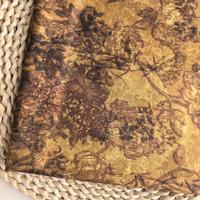 Tissu jacquard de luxe tissé 100% polyester de haute qualité avec impression numérique pour robe de mode