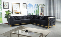 Canapé confortable de style design, sièges rembourrés en tissu moelleux, canapé d'appoint, meubles de maison haut de gamme