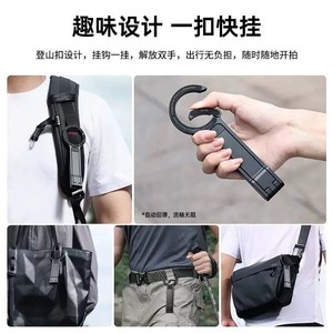 Carabiner-Mounted Phone Tripod M30 360 Degree Rotation Live Streaming Stand Desktop Foldable Magnetic Holder - Product Image 4
