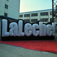 Lettres LED gonflables pour mariage, lettres géantes gonflables avec lumières, décorations gonflables colorées pour fête