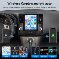 Podofo pour Nissan Altima 2004-2007 Écran vertical de 9,7 pouces pour autoradio, système audio de voiture 4+64 Go, CarPlay sans fil, Android Auto, WiFi OEM
