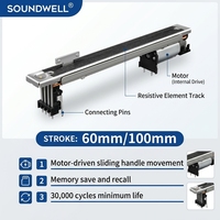 Potentiomètre coulissant motorisé 60mm 100mm compatible avec la série Alps RSA0N pour le contrôle tactile et l'éclairage de bureau