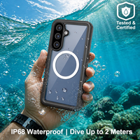 Vente directe d'usine, coque de protection personnalisée, anti-chute, anti-poussière, étanche IP68, coque magnétique pour téléphone Samsung GalaxyS26FE
