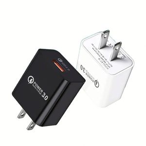 <b>EU</b> US <b>Plug</b> Power Quick Charge QC 3.0 USB Universal Interface 18w Fast Charging Charger Power <b>Adapter</b> for Phones - Product Image 3