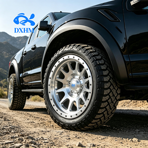 Rines Beadlock Plateados Pulidos 6x139.7, Ruedas Todoterreno <span class=keywords><strong>4x4</strong></span>, Rines Beadlock de 16 Pulgadas y 6 Orificios, Forjados Cóncavos para 4Runner Land Cruiser - Product Image 1