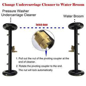 2023 alta pressione autolavaggio sottocarro strumenti di pulizia 1500W/1000W telaio in alluminio pulitore 4000psi pressione - Product Image 4