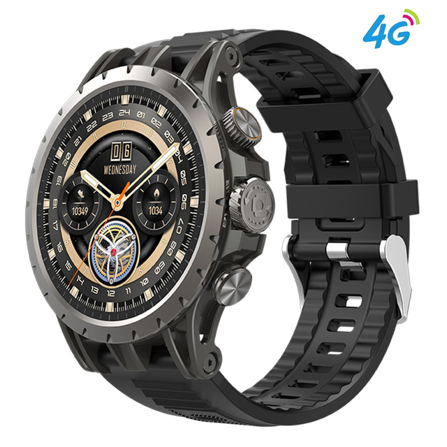 Global Version Q85 Smart Watch 3+32GB BT Call Health Monitoring 1.43inch Amoled Video Call Multi-sports 4G Android Smartwatch