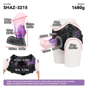 Horse <b>Dildo</b> Sheath Thick Knot Wide Penis Cover Silicone Strapon <b>Dildo</b> Pant Wearable Cock Sleeve for Men 18+ Sex Toy - Product Image 5