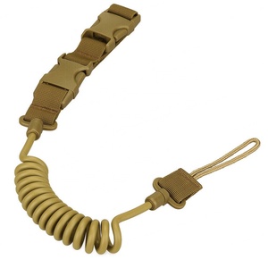 Sangle tactique de chasse anti-perte avec câble spiralé sécurisé et sangle élastique pivotante - Product Image 3