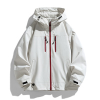 Aoyema personnalisé nouvelle mode à la mode hommes femmes à capuche poche latérale fente fermeture éclair respirant décontracté veste ample pour la randonnée Sport