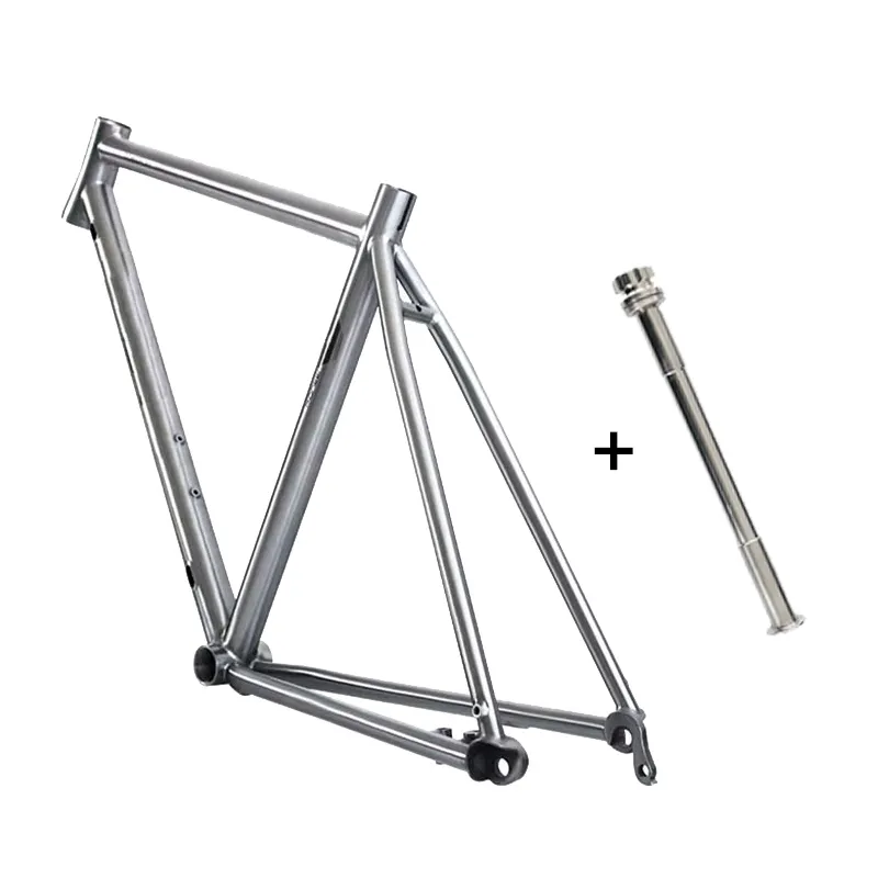 Marco de bicicleta de carretera de grava personalizado, marco de bicicleta de carreras de aleación de titanio con freno de disco, 700x32C, precio de fábrica