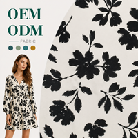 Tissu imprimé numérique de qualité supérieure en satin de soie composite 100 % polyester, 57 pouces, pour jupes longues pour femmes, impression personnalisée OEM ODM