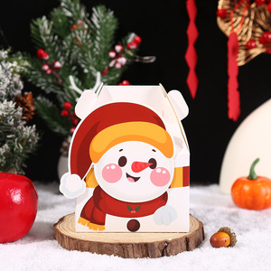 Giáng sinh hộp quà tặng với xử lý, dễ dàng gấp Snack bao bì cho cookie, lễ hội kỳ nghỉ trang trí hiện tại Pastry Hộp quà tặng năm mới - Product Image 5