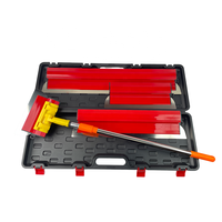 Kit de Spatules à Enduire de Qualité Supérieure pour Bricolage Industriel, Lame de Lissage en Acier Inoxydable avec Poignée en Plastique