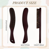 2 brosses en feutre de crin de cheval pour chapeau, kit de nettoyage pour chapeau en feutre, brosses en feutre avec éponge, brosse de cowboy, élimine la poussière