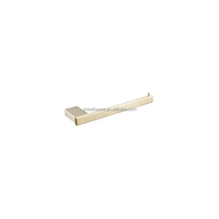 Ensemble d'accessoires de salle de bain en or, 4 pièces, en acier inoxydable SUS304, barre porte-serviettes, porte-papier toilette, crochet pour peignoir, accessoires muraux