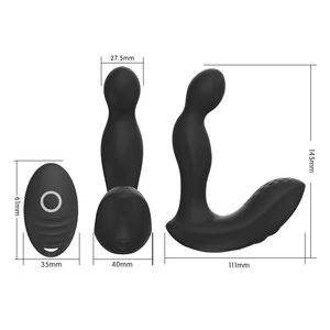 Juguetes sexuales para adultos Y Love, masajeador de próstata para hombre y mujer, control inalámbrico, 10 frecuencias, resistente al agua IPX65, tapón anal recargable por USB - Product Image 2