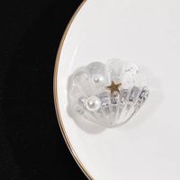 Pinces à cheveux en alliage avec perles, pinces à cheveux en acrylique, modèle étoile de mer, pour filles, coquillage, accessoires pour coiffure, couvre-chef de plage, nouvelle collection