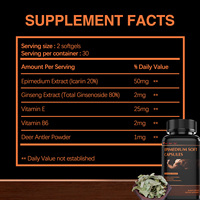 Gélules d'Epimedium - Supplément Antioxydant Haute Puissance, Épimédoside Naturel, Anti-Âge et Santé Cellulaire