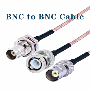 CYXS <strong>BNC</strong> Male To <strong>BNC</strong> Male Plug RG142 RF Coaxial <strong>Cable</strong> Assembly 50ohm Stranded Copper Pigtail Communication 1 Conductor - Product Image 3