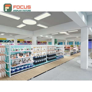 Premium Wig Display Cabinet Glass Shelf Lockable Door Multi Drawer Human Hair Store Display Cabinet - Product Image 1