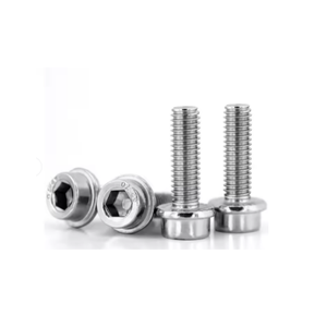 Vite a testa esagonale incassata con flangia completa in acciaio inossidabile metrico DIN251 G4053, grado 10.9 12.9, finitura zincata/lucida JETE - Product Image 5