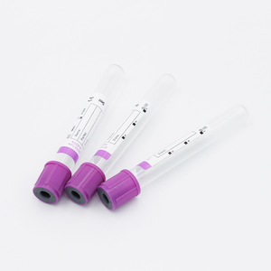 Tubo médico desechable <span class=keywords><strong>EDTA</strong></span> K2 <span class=keywords><strong>K3</strong></span> Tubo de extracción de sangre al vacío de PET o vidrio - Product Image 2