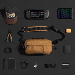 Bolso <span class=keywords><strong>de</strong></span> Pecho <span class=keywords><strong>de</strong></span> Nailon Acolchado con Logotipo Personalizado, Estilo Moderno, Xpac, Funcional, Impermeable, para <span class=keywords><strong>Trabajo</strong></span>, Bandolera - Product Image 4