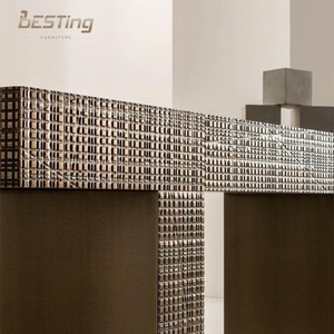 Mobilier <span class=keywords><strong>scandinave</strong></span> de salon avec tiroirs <span class=keywords><strong>Console</strong></span> de luxe en bois massif/métal sculpté <span class=keywords><strong>Table</strong></span> en béton - Product Image 3