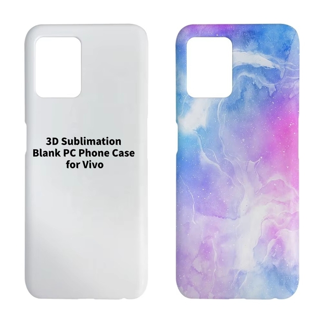 3D Sublimation Blank Phone Case for Vivo Series Thermal Heat Press Photo Printed Transfer Film Mobile Protective Cover Shell DIY