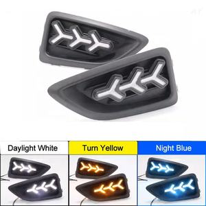 Offre Spéciale DRL pour <span class=keywords><strong>Hyundai</strong></span> solaris Verna reina <span class=keywords><strong>Accent</strong></span> <span class=keywords><strong>2017</strong></span> 2018 2020 2021 LED feux diurnes 12V conduite clignotant lampe - Product Image 3