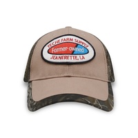 Gorra de camionero de malla de camuflaje de árbol Real para exteriores, deportes de secado rápido con correa para la barbilla, gorras lisas, gorras