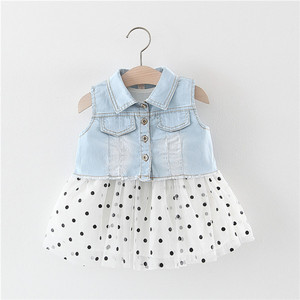 Robe Gilet en Jean Décontractée pour Filles, Thème Nations Unies, Idéale Anniversaire d'Été pour Bébé Fille - Achetez en Ligne - Product Image 1