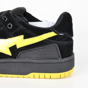 Zapatos Casuales de Skate para Hombre, Diseño Retro, Parte Superior de Malla Envejecida, Transpirables, Punta Cerrada, Diseño Bordado - Product Image 3