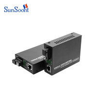 Convertisseur de Média Fibre Optique Gigabit 10/100/1000M 20KM 40KM 60KM 80KM 120KM 1Gb Wi-Fi