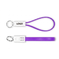 Câble de charge rapide USB 2-en-1 avec porte-clés, câble de transfert multi-chargeur compatible avec les appareils mobiles USB-C – Approvisionnement direct usine