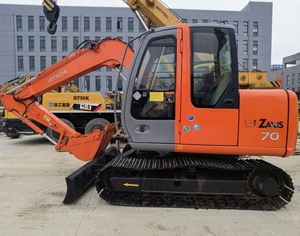 Livraison rapide Hitachi ZX70 d'occasion 7 tonnes pelle sur chenilles prête à fonctionner ZX55 ZX60 ZX70 en stock - Product Image 2