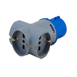 อะแดปเตอร์แปลงไฟ220V 2P + T 16A เต้ารับ SCHUKO 230V-2P + T 10/16A 12V DC 1A 24V 5V 9V เอาต์พุต - Product Image 2