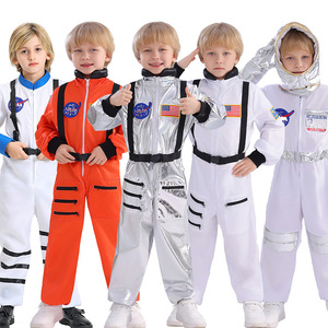 Disfraz de Astronauta para Halloween, Traje Espacial <span class=keywords><strong>con</strong></span> Uniforme de Piloto, Material de Poliéster - Product Image 1