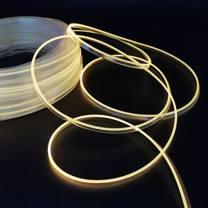 ración del coche DC 12V de PVC transparente de <span class=keywords><strong>la</strong></span> piel 3Mm tipo P de alta luminosidad lateral de plástico brillo de fibra óptica - Product Image 4