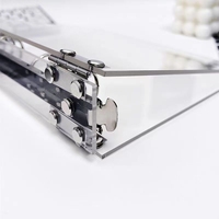 Protège-cartes Kpop en acrylique A5 ultra transparent, classeur à 6 anneaux avec album à 4 pochettes pour cartes, produits de classement