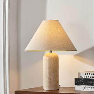 Lampe de bureau LED moderne et simple en marbre pour la décoration intérieure, élégante lampe de lecture de chevet, écologique, pour chambre à coucher, hôtel, restaurant - Product Image 2
