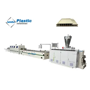 Wood Plastic Composite WPC Louvers Panel Manufacturing Machine