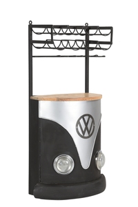 Barra de pared de madera de hierro de la colección más vendida, acabado en mango negro, material de metal y madera de mango, precio al por mayor - Product Image 5