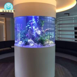 Aquarium rond de 90 gallons en acrylique personnalisé, grand chantier, bon look, écologique - Product Image 4