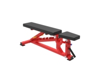 Banc inclinable réglable en acier et cuir de haute qualité, équipement de fitness robuste pour la maison et la salle de sport, style moderne multifonctionnel