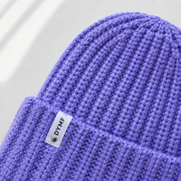 Gorro de Punto Personalizado Dymf con Logotipo Tejido, Gorro de Invierno con Borde Reforzado, Cálido, al por Mayor, Personalizado, para Exteriores