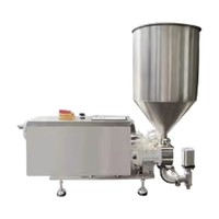 Machine de remplissage et de dosage semi-automatique pour pâte d'arachide, pâte chocolatée, yaourt, crème, sauce, confiture, miel, ketchup en bouteille