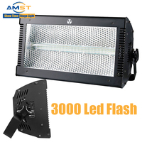 Luz Estroboscópica LED Profesional ATOMIC de 3000W RGB 3en1 con Control DMX512 IP33, Equipo de Iluminación para Ciclorama y Escenarios